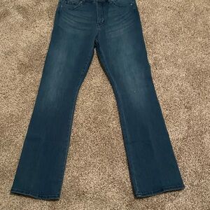 NYDJ Blue Bootcut Jeans Medium-Dark Wash